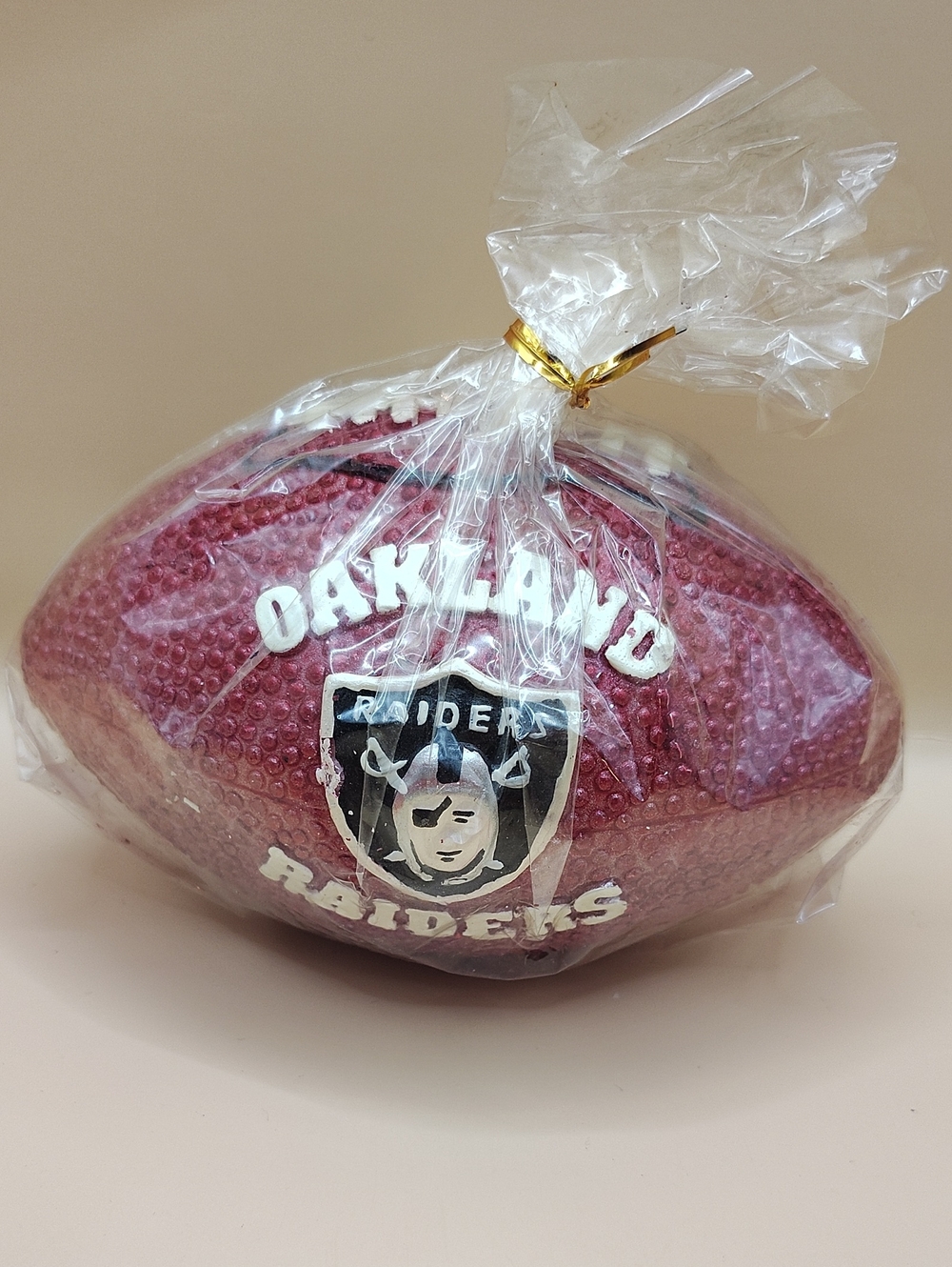 NFL Novelty Football Candle, Oakland Raiders 5.5"